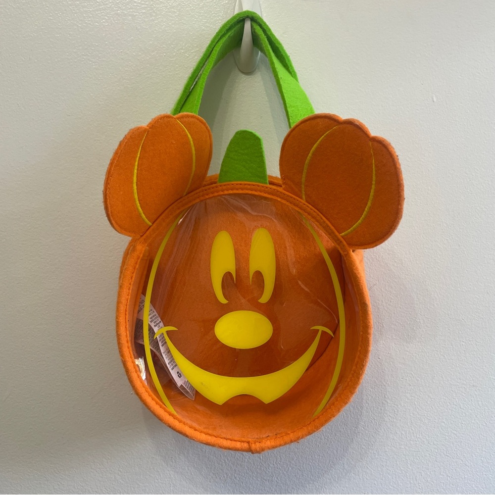 Disney Trick and Treat Bag Mickey Mouse Pumpkin